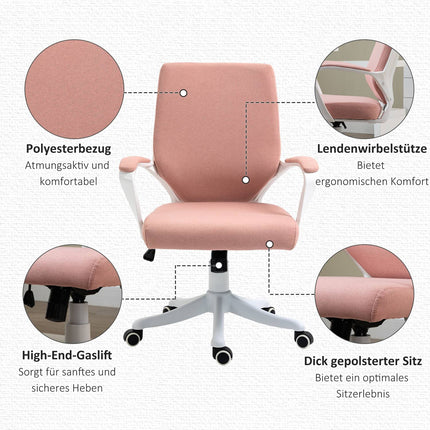 Ergonomická židle k psacímu stolu, nastavitelná výška, silné polstrování