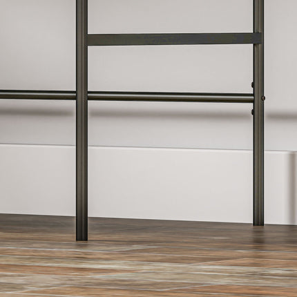 Oak Desk with storage, office table with shelf - 120x60x76.5 cm