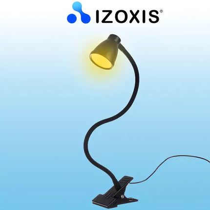 Stolní lampa s klipem – černá Izoxis 19454