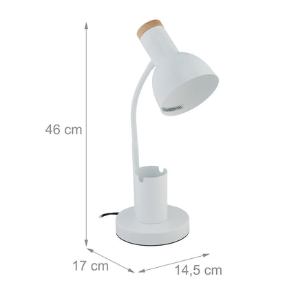 Stolní lampa se stojánkem na tužky