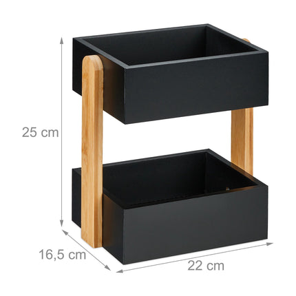 Stolní organizér se 2 přihrádkami