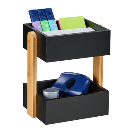 Stolní organizér se 2 přihrádkami