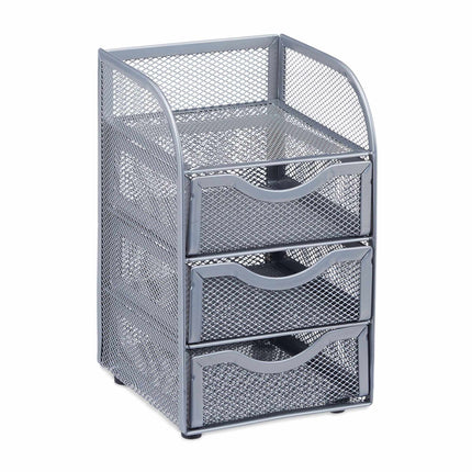 Stolní organizér ze síťoviny se 3 zásuvkami