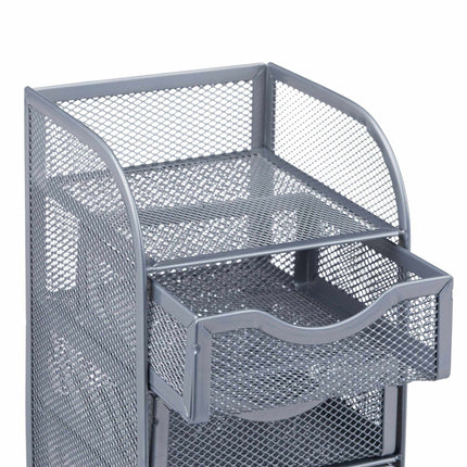 Stolní organizér ze síťoviny se 3 zásuvkami
