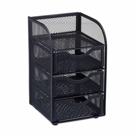 Stolní organizér ze síťoviny se 3 zásuvkami