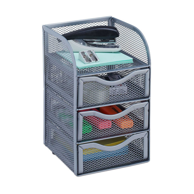 Schreibtischorganisation Mesh 3 Schubladen