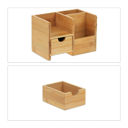 Stolní organizér z bambusu