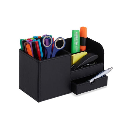 Stolní organizér ve vzhledu kůže