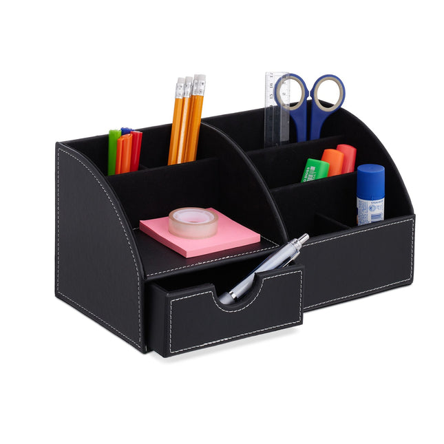 Stolní organizér ve vzhledu kůže