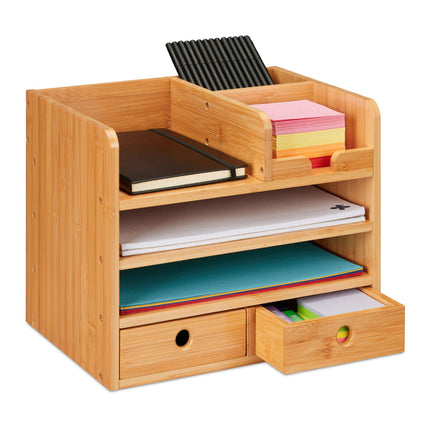 Stolní organizér se 2 zásuvkami