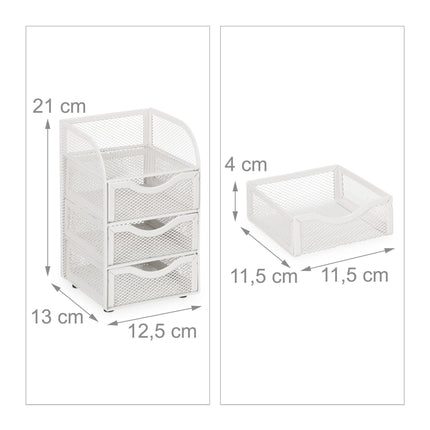 Stolní organizér se 4 přihrádkami