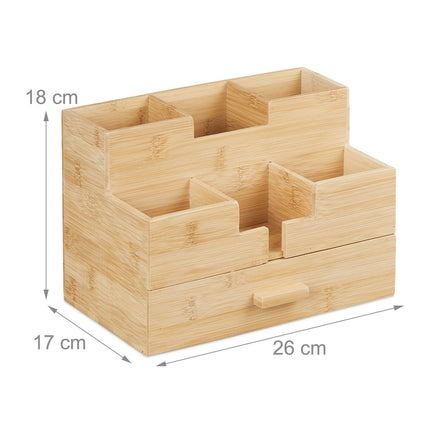 Stolní organizér se zásuvkou