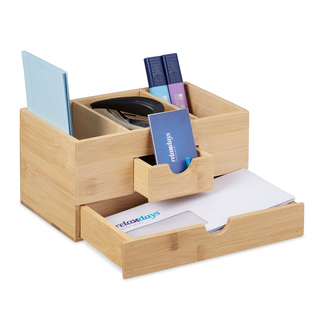 Bureau-organisatie met lades