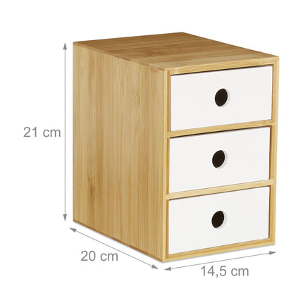 Stolní organizér se 3 zásuvkami