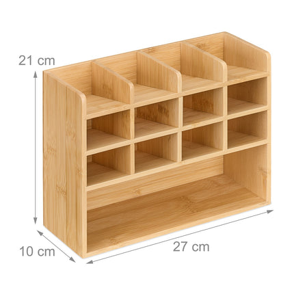 Stolní organizér z bambusu