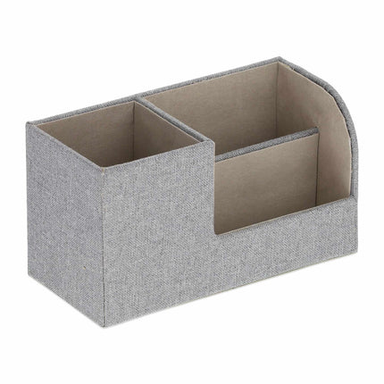 Stolní organizér ze lnu