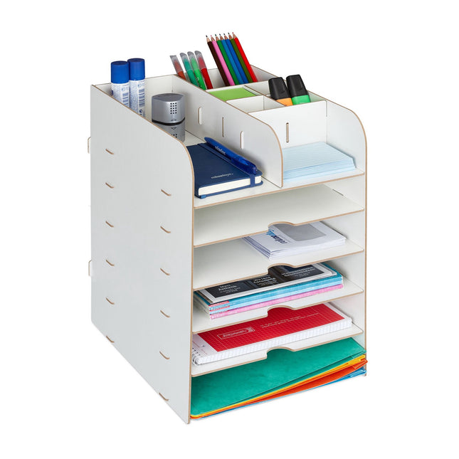 Stolní organizér s úložnou přihrádkou