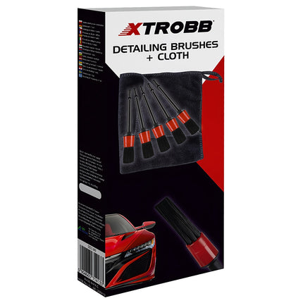Detailovací štětce + utěrka Xtrobb 21449