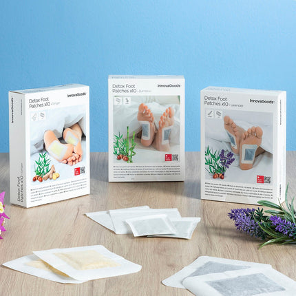 Detoxikační náplasti na chodidla se zázvorem InnovaGoods 10 ks