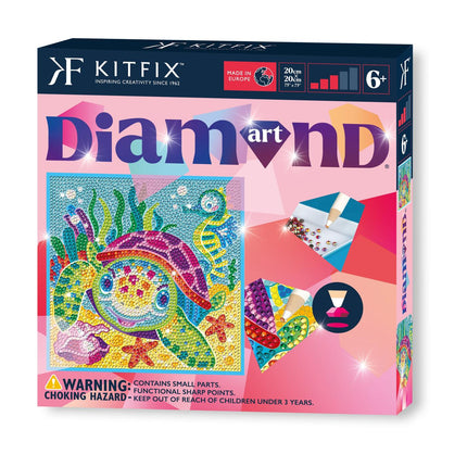 Diamantové malování želva, DIY kreativní sada pro každý věk
