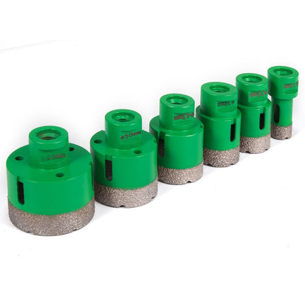 Diamond Hole Saw Set, 6-Piece M14 20–60 mm