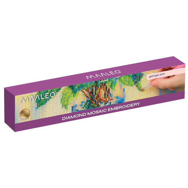 Diamond Painting Kit, boeketontwerp, 40x30cm
