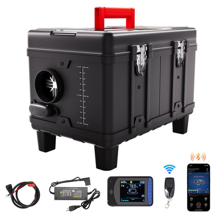 Diesel Air Heater 5–8kW, 12V/24V, Bluetooth Remote