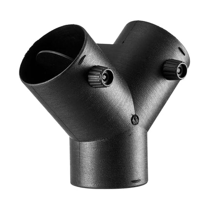 Diesel Heater 75mm Y Duct Splitter, Dual Rotating Valves