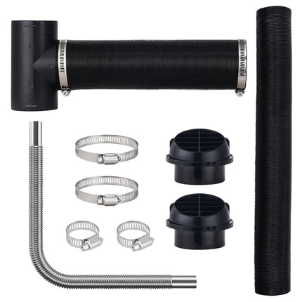 Diesel Heater Ducting Kit – 76mm Duct, 25mm Exhaust for 2-8kW