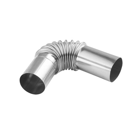 Diesel Heater Exhaust Elbow 25mm, 2pcs, 4 Clamps