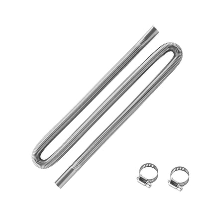 Diesel Heater Exhaust Hose 1490mm, 25mm, 2 Clamps