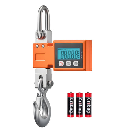 Digital Crane Scale 1100 lb, Cast Aluminum, LCD Display