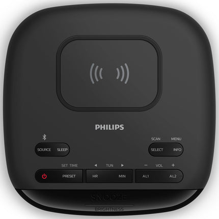 Digitální rádiobudík DAB+/FM s QI nabíjením
