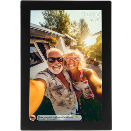 Digitální fotorámeček 10.1" WiFi, software FRAMEO, černý