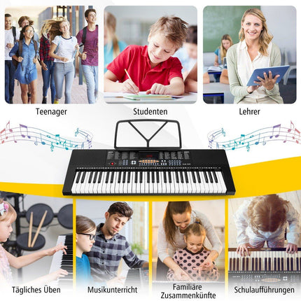 Digitální piano pro začátečníky, 61 kláves, 300 zvuků
