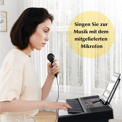 Digitální piano pro začátečníky, 61 kláves, 300 zvuků