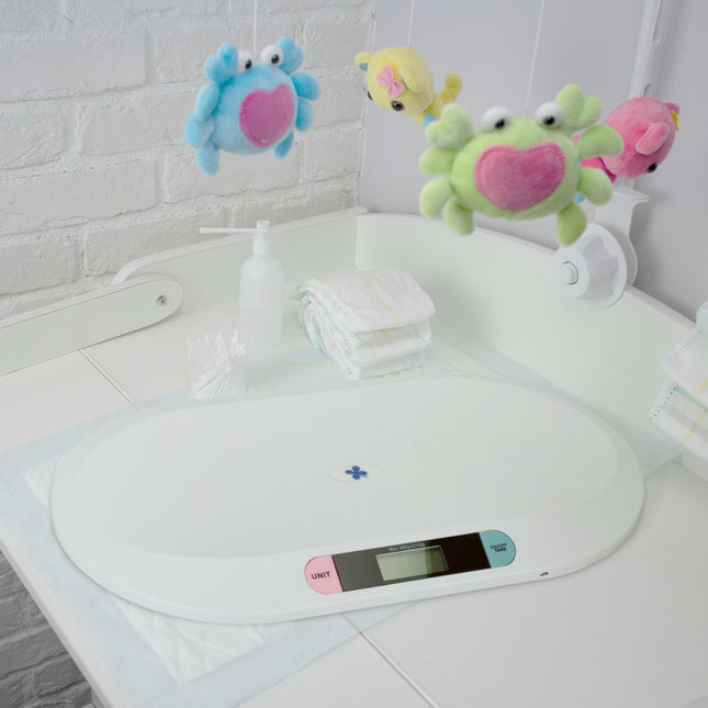 Digitální kojenecká váha s USB kabelem