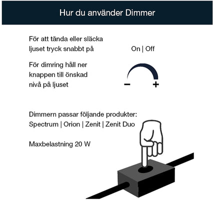 Dimmer max. 20W IP44