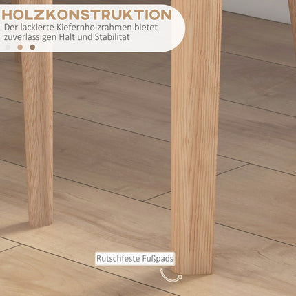 Kulatý jídelní stůl pro 2 osoby, masivní dřevo, 75 cm, bílá