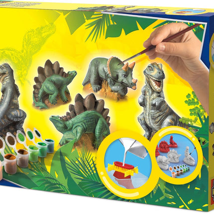 Odlévací a malovací sada dinosauři pro kreativní děti