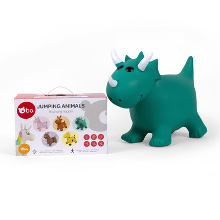 Skákací hračka dinosaurus pro děti, zábava do interiéru