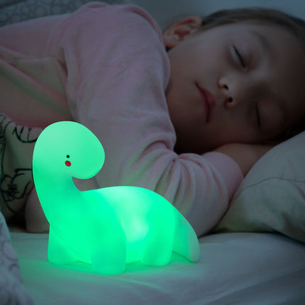 Vícebarevná LED lampa dinosaurus Lightosaurus InnovaGoods