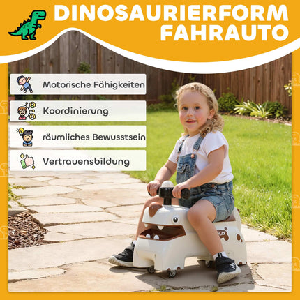Odrážedlo dinosaurus se světly a zvuky, 4 kolečka