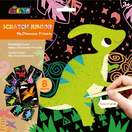 Dinosaur-Themed Scratch Junior Set for Kids