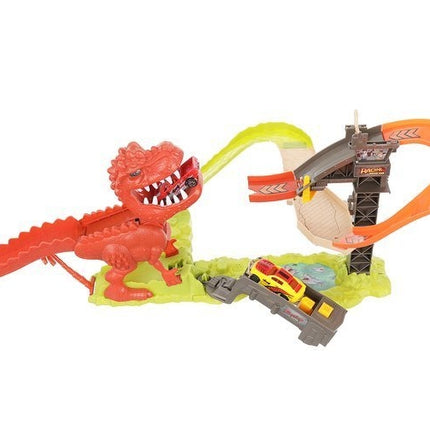 Dinosaur launcher track + 2 cars