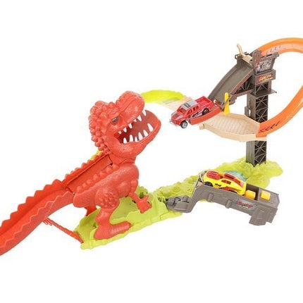 Dinosaur launcher track + 2 cars