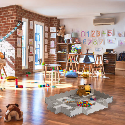 Puzzle podložka dinosauři s okrajem
