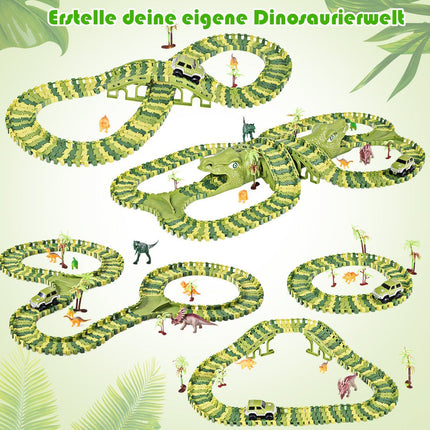 Dinosauří závodní dráha autíčka kolejová dráha herní set pro děti