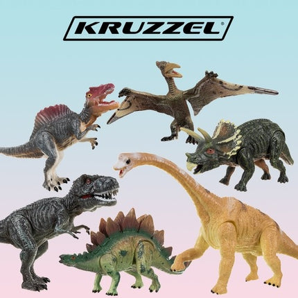 Dinosauři - pohyblivé figurky, 6 ks 22398