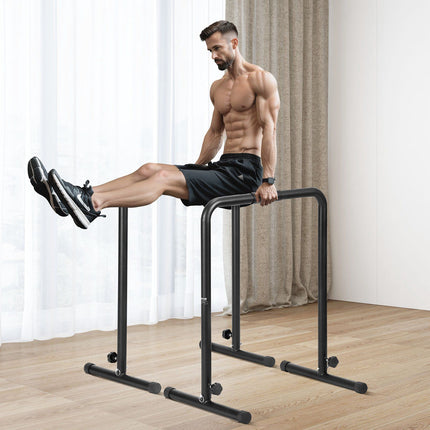 Dip Bars, Adjustable Height, 440 lb Capacity, Steel
